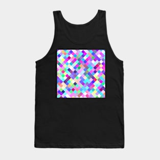 Decorative colored square Tank Top